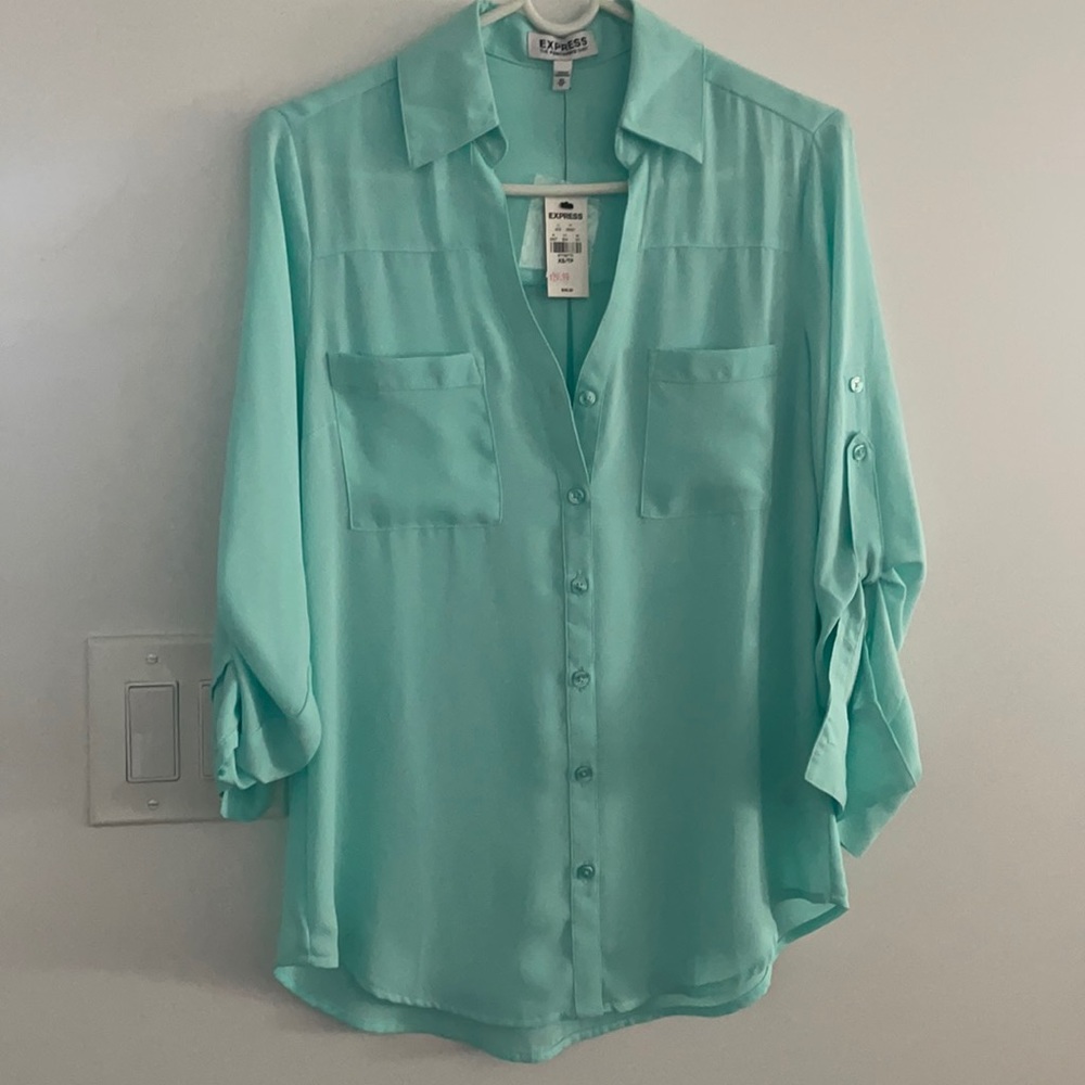 Express Portofino Shirt XS Agua color